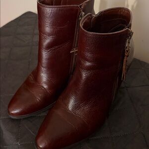 Lauren Ralph Lauren Rich Brown Ankle Booties